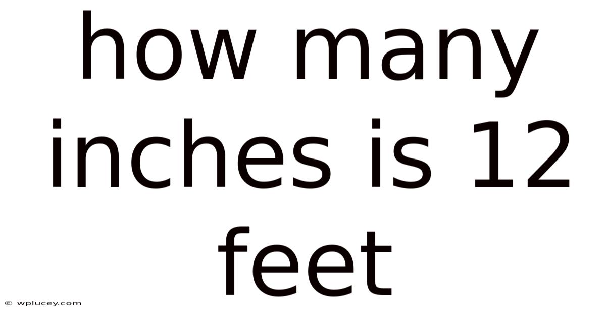 How Many Inches Is 12 Feet