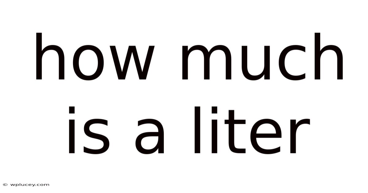 How Much Is A Liter