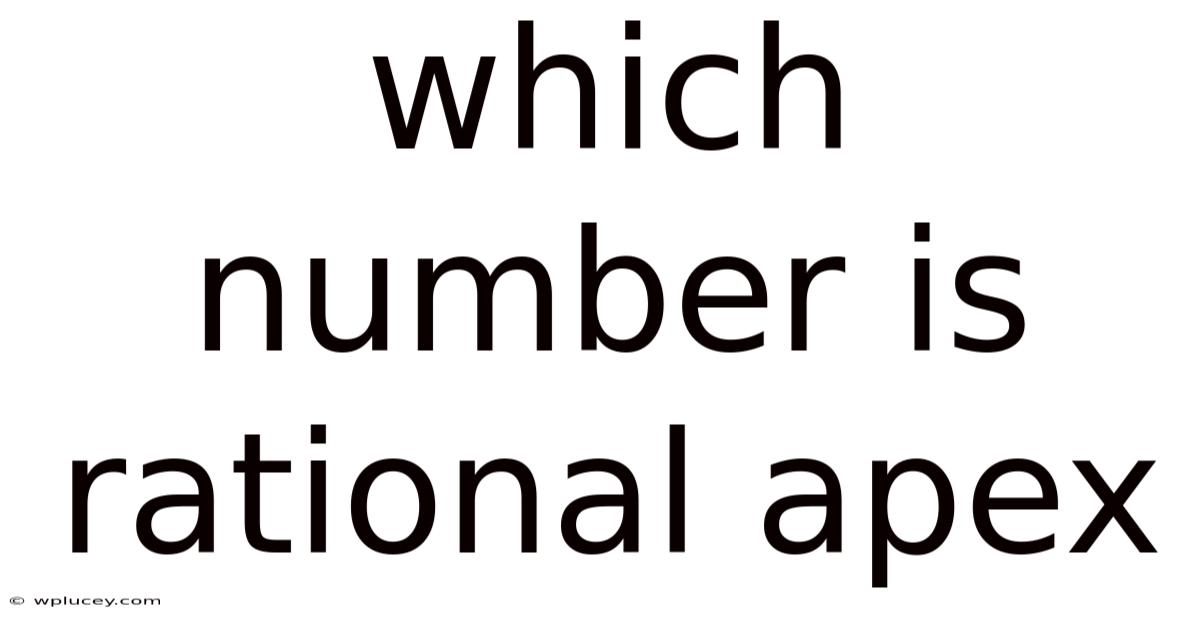 Which Number Is Rational Apex